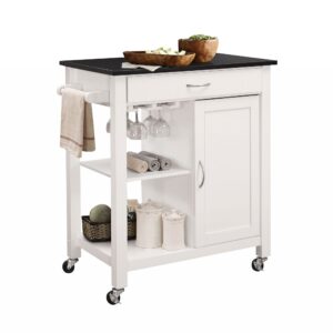 25' X 17' X 34' Stainless Steel And Gray Kitchen Cart