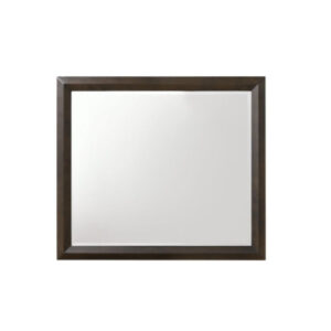Rectangular Multicolored Wood Framed Mirror