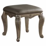 20′ X 20′ X 19′ Antique Champagne Pu Vanity Stool