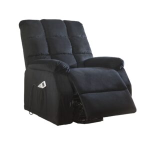 28'  X 37' X 40' Dark Gray Pu Recliner With Power Lift