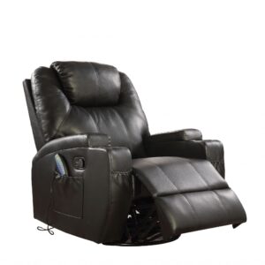 28'  X 37' X 40' Dark Gray Pu Recliner With Power Lift
