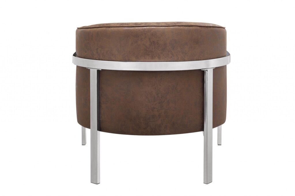 31′ X 32′ X 29′ Brown Edgy Accent Chair