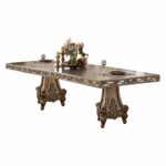 78-114′ X 44′ X 30′ Antique Gold Dining Table