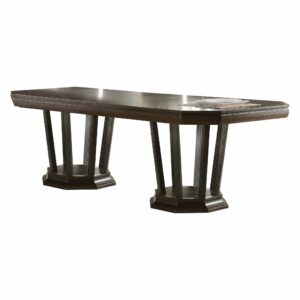 76-112' X 46' X 30' Antique Champagne Dining Table