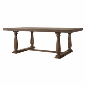 76-112' X 46' X 30' Antique Champagne Dining Table