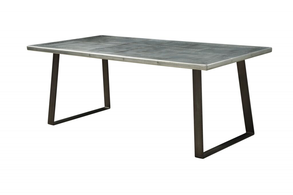 78′ X 40′ X 30′ Aluminum And Gunmetal Dining Table
