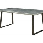 78′ X 40′ X 30′ Aluminum And Gunmetal Dining Table