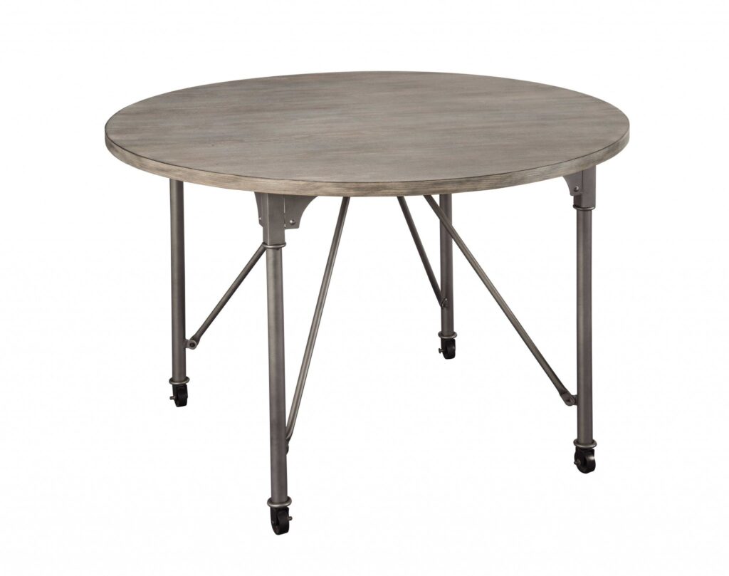 45′ X 45′ X 30′ Gray Oak And Sandy Gray Dining Table
