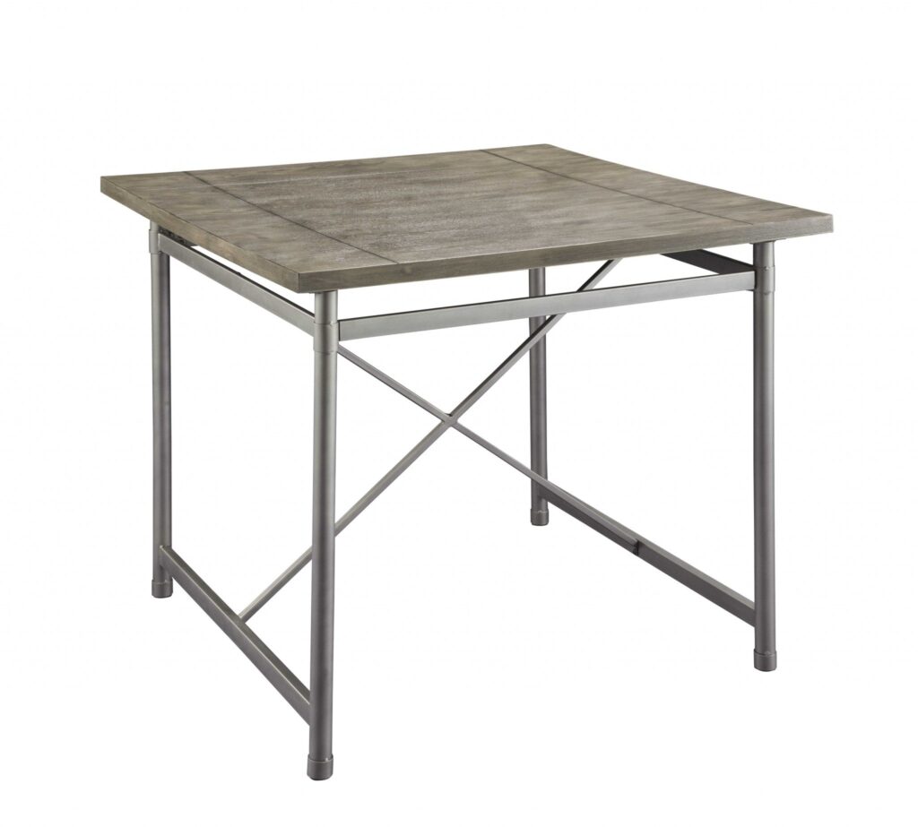 42′ X 42′ X 36′ Gray Oak And Sandy Gray Counter Height Table