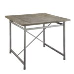 42′ X 42′ X 36′ Gray Oak And Sandy Gray Counter Height Table