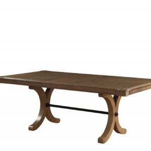 63 X 35 X 30 Clear Glass Aluminum Extendable Dining Table