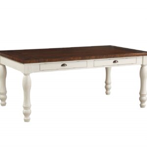 46' X 120' X 32' Antique Platinum Wood Poly Resin Dining Table (120'L)