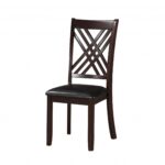 18′ X 22′ X 41′ 2pc Black And Espresso Side Chair