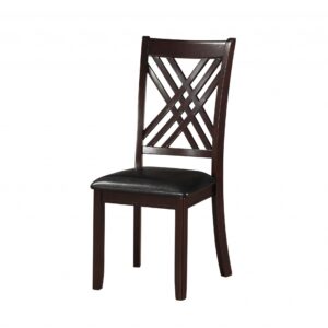 17' X 20' X 44' Fabric Stainless Steel Upholstered Seat Side Chair Set2