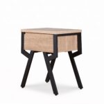 20′ X 16′ X 22′ Weathered Light Oak End Table