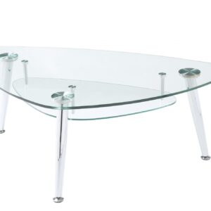 White Demilune Console Chest