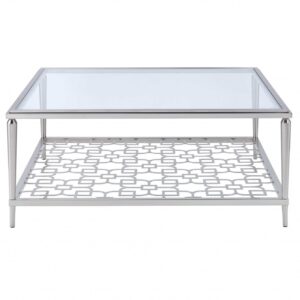 Silver Beaded Frame Mirror