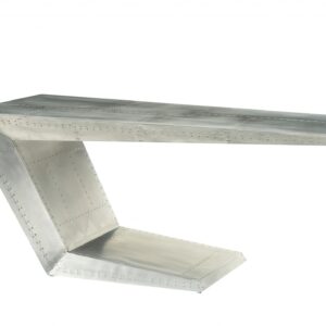 47' X 22' X 28' Gray Oak Pvc Desk