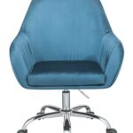 27′ X 22′ X 37′ Peacock Velvet Office Chair