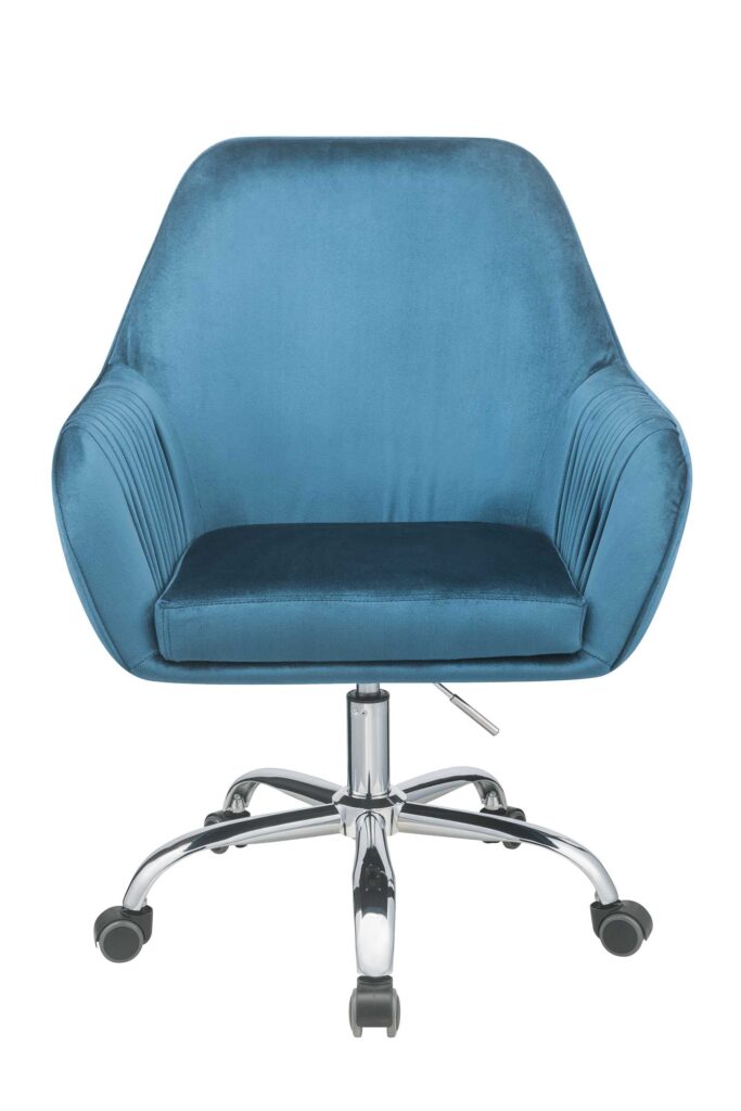 27′ X 22′ X 37′ Peacock Velvet Office Chair