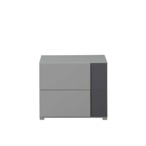 18" Superb Black High Gloss Nightstand
