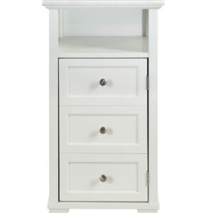 18' X 26' X 78' Walnut White Wood Curio Cabinet