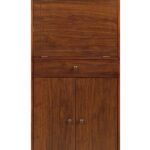 24′ X 20′ X 52′ Walnut Mdf Wine Cabinet