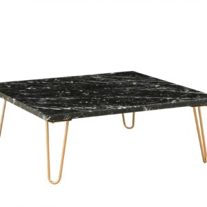 36' X 55' X 20' Antique Pearl Wood Poly-Resin Coffee Table