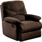34.65′ X 35.04′ X 39.76′ Chocolate Upholstered Motion Recliner