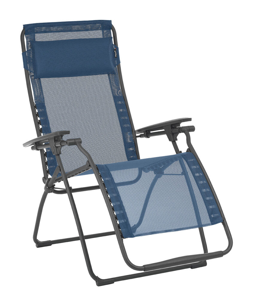 Zero Gravity Recliner – Basalt Steel Frame – Ocean Fabric