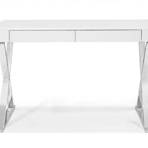 12.5" x 16" x 25" White Blue  Portable 2 Drawers