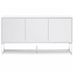 60 X 15 X 32 White Stainless Steel Buffet