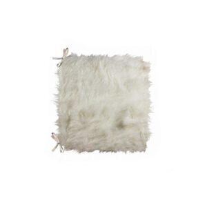 15" x 15" x 2" Rusty Brisa Sheepskin Square  Chair Pad