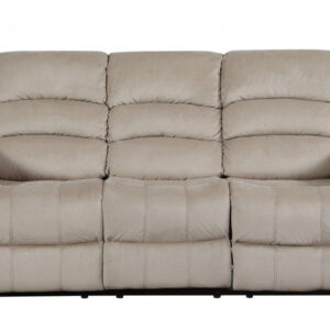 37" Grey Chic Leather Recliner Chair