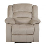 40″ Contemporary Beige Fabric Chair