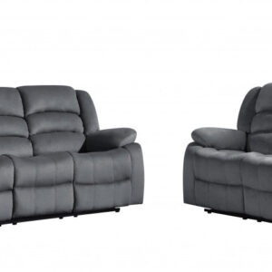 108" Charming Beige Leather Sofa Set