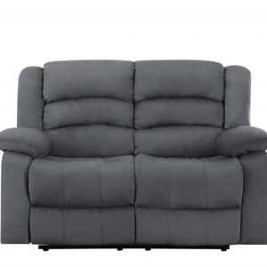 37" Grey Chic Leather Recliner Chair