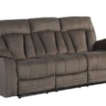 40″ Modern Brown Fabric Sofa
