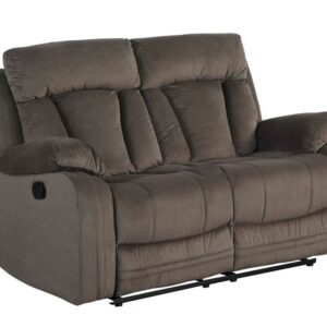 40" Contemporary Grey Fabric Sofa