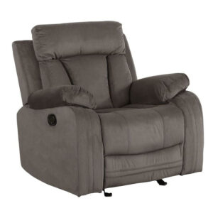 40" Contemporary Grey Fabric Sofa