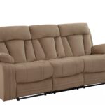 40″ Modern Beige Fabric Sofa