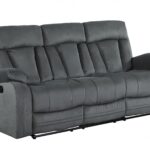 40″ Modern Grey Fabric Sofa