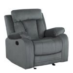 40″ Modern Grey Fabric Chair