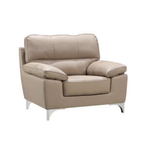 37" Beige Classy Chair