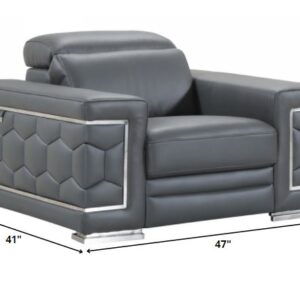 108" Charming Beige Leather Sofa Set