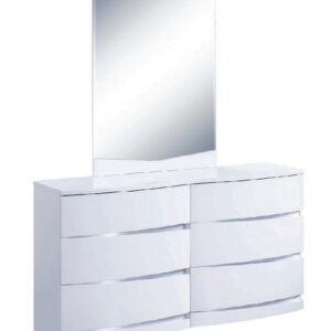 29" Black Three Drawer Dresser