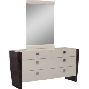 33" Black Three Drawer Dresser