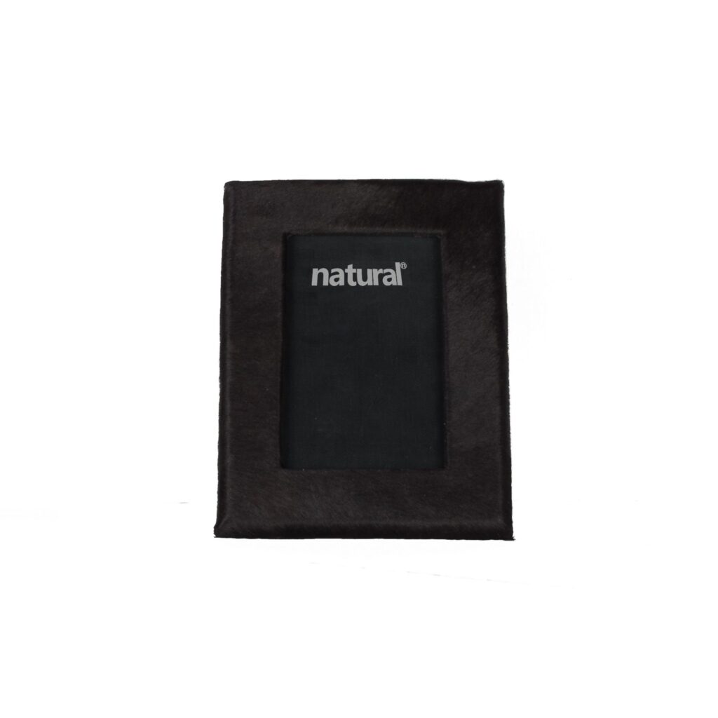 7″ x 9″ Black  Cowhide   4″ x 6″ Picture Frame