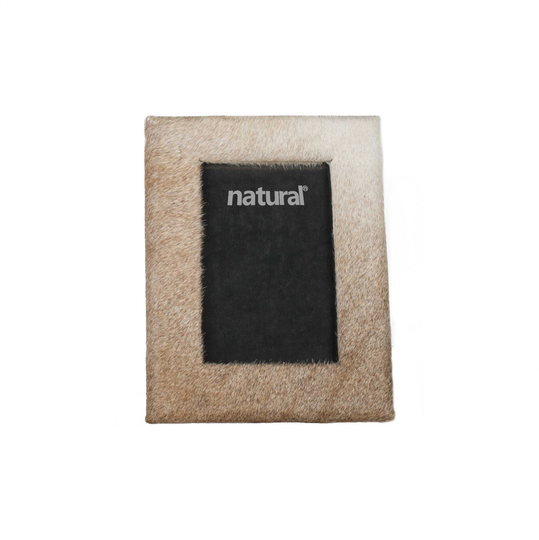 7" x 9" Natural  Cowhide   4" x 6" Picture Frame