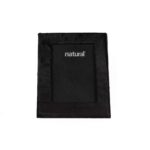 8″ x 10″ Black Cowhide Picture Frame